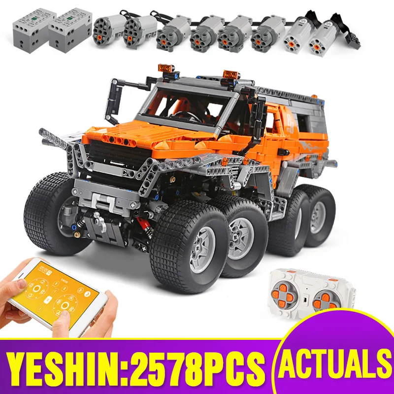 23011 23011B Technic Автомобильная серия модель дорожного транспортного средства игрушки