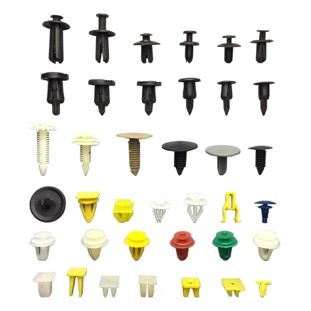 

200pcs Random Mixing Universal Car Fender Plastic Clips Bumper Interior Decoration Auto Plastic Fastener