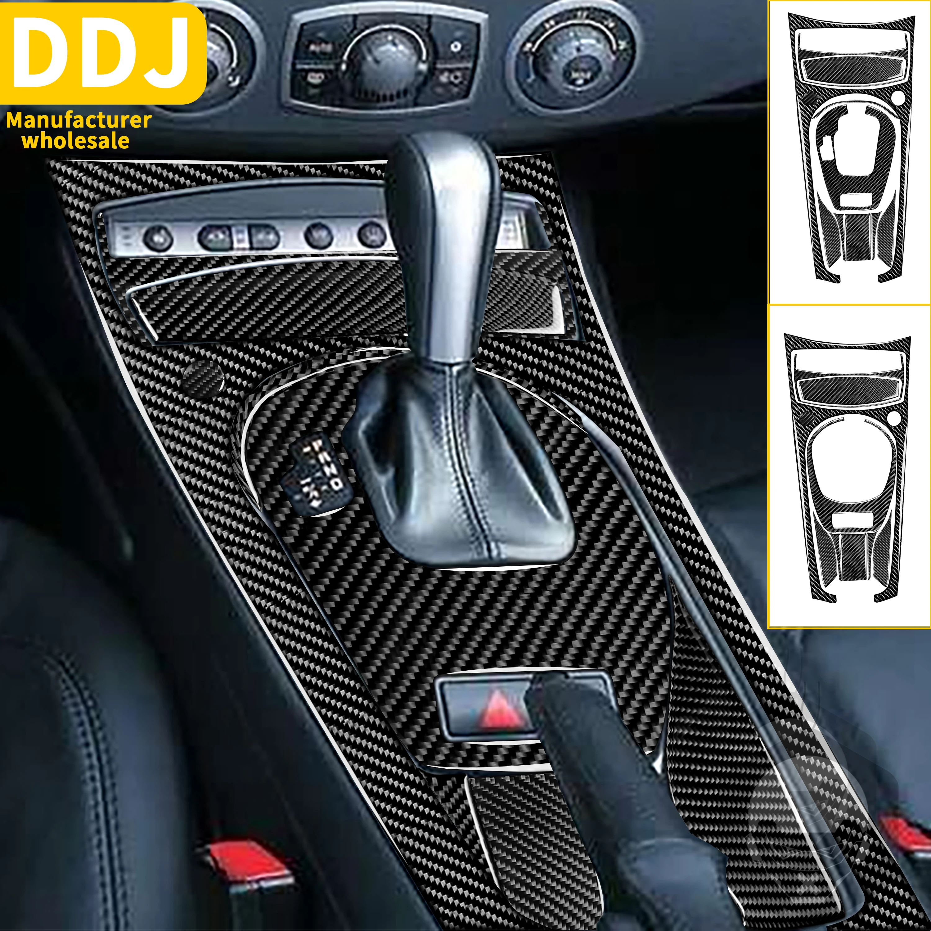 

Car Center Console Gear Shift Surround Carbon Fiber Stickers Gear Box Cover For Bmw Z Series Z4 E85 E86 2003-2008 Roadster