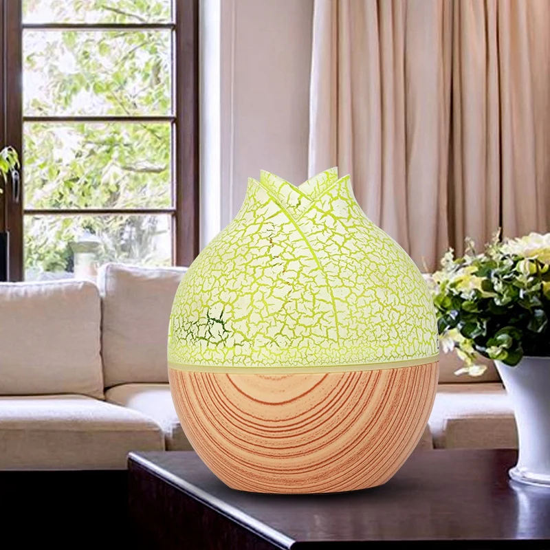 130 мл ультразвуковой диффузор эфирных масел цветы USB увлажнитель воздуха для дома