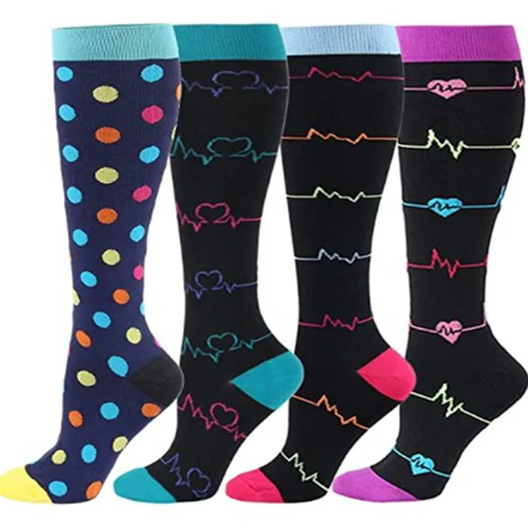 Manufacturers Wholesale Sports Leisure Compression Socks 4/6/7 PAIRS PER SET Adult Pressure Socks Compressed