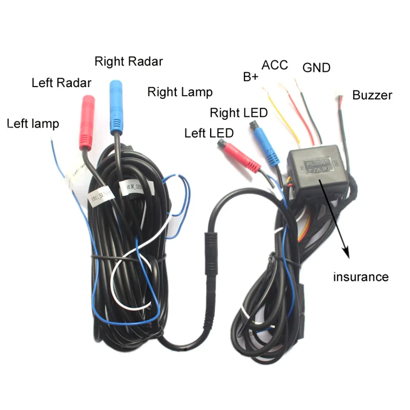 Автомобильная система BSD вспомогательная обнаружения слепых зон СВЧ-датчик