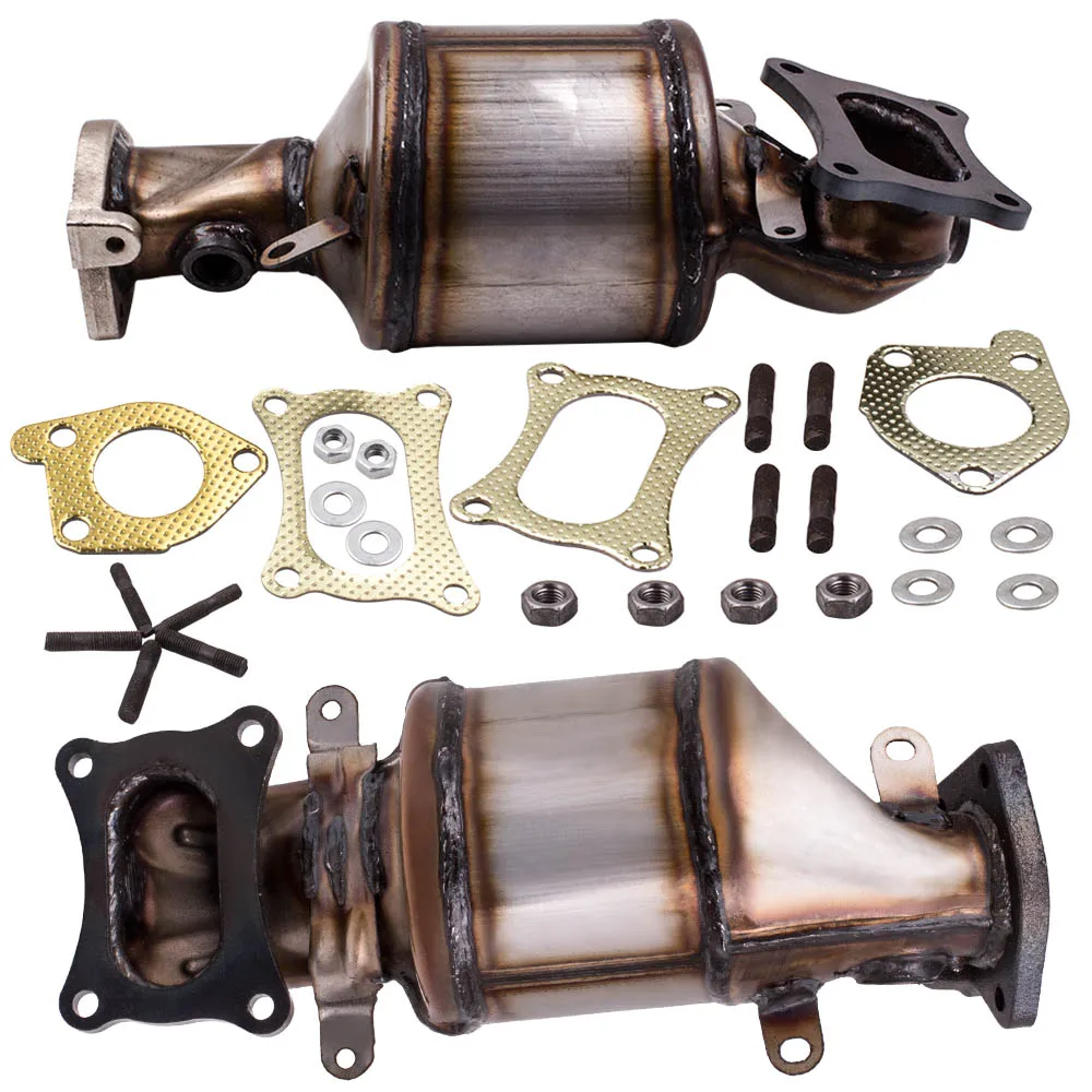 

Front Left & Right Exhaust manifold Catalytic Converter For Honda Accord Crosstour 3.5L 2010-2011
