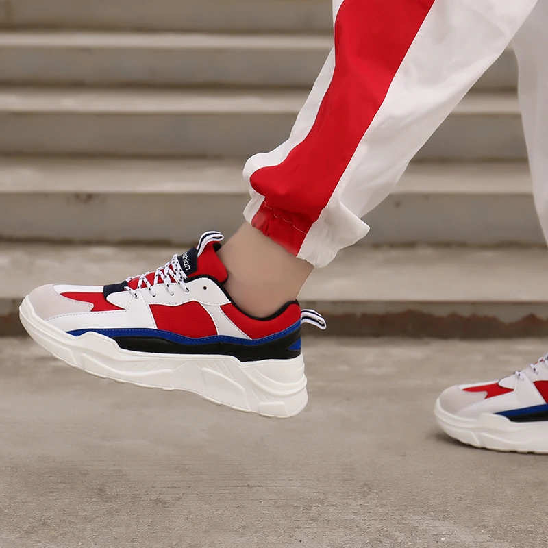 Кроссовки мужские сетчатые дышащие Повседневная модная брендовая обувь