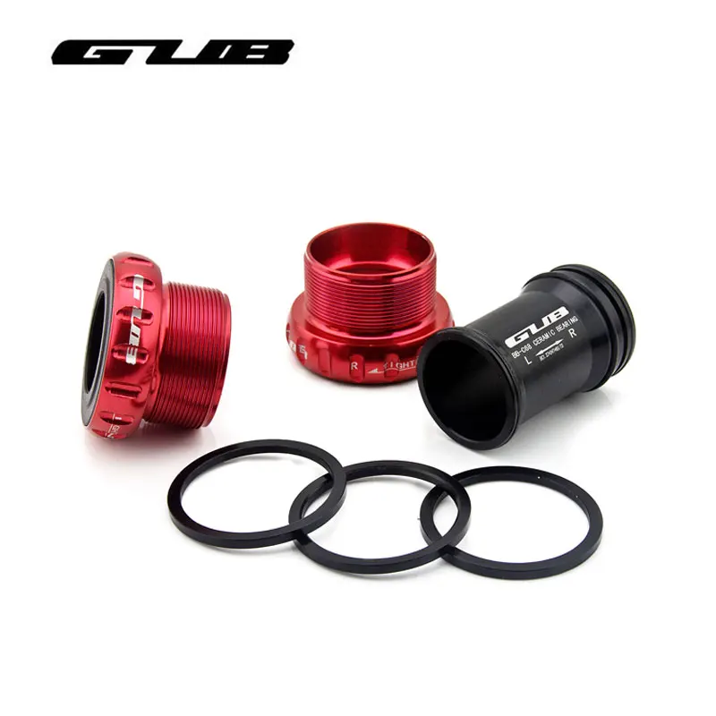 GUB 68/73mm Aluminum Alloy Bicycle Ceramic Bottom Bracket MTB Mountain Road Bike Axis BSA Crankset Bearings For Shiman-o FS-A | Спорт и