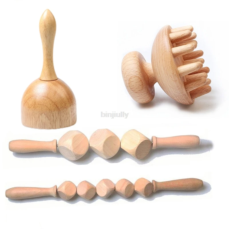 Деревянный инструмент для массажа тела рефлексотерапия ног иглоукалывание