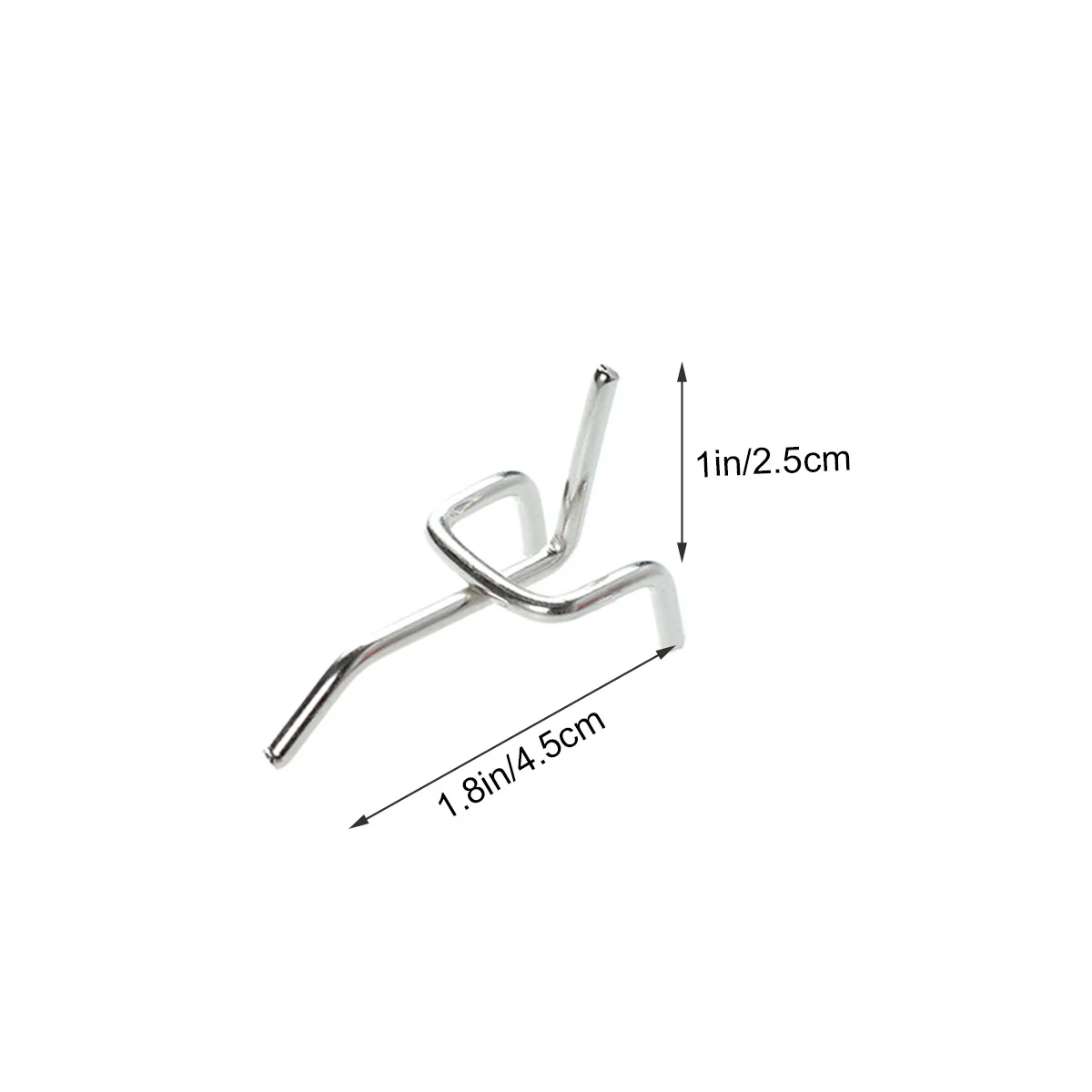 50 шт. карбоновая сталь Pegboard Крючки для гаражных работ хранение в магазине