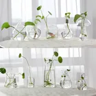 Стеклянная ваза ручной работы, Террариум, прозрачная гидропонная ваза для цветов, аквариум, аквариумный контейнер цветочные горшки, домашний декор