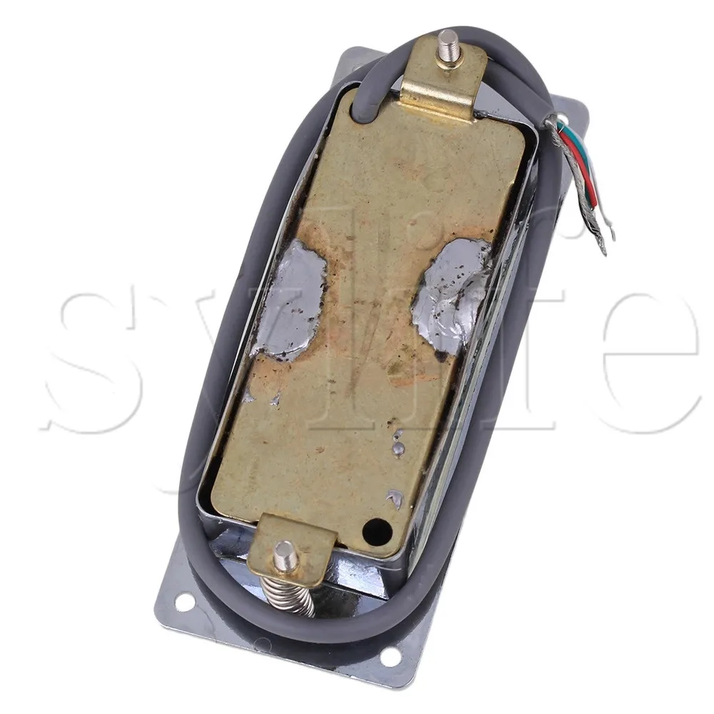 Замена серебряной гитары Humbucker Пикап для мини электрогитары|Детали и аксессуары