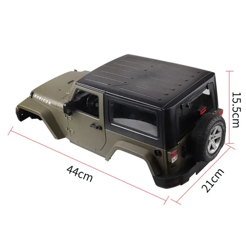 

1:10 RC Scale Truck Climbing Car Hard Body Shell For Wrangler Jeep