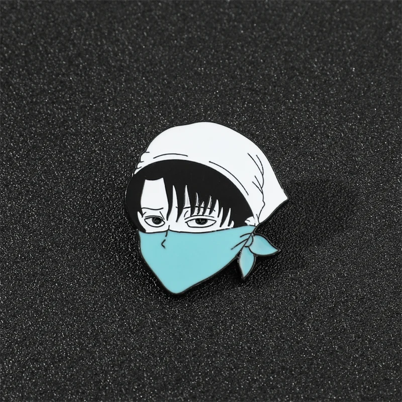 Anime Attack on Titan Brooch Investigation Corps Mikasa Ackerman Badge Ladies Men's Clothing Backpack Pin Lapel Jewelry Gifts