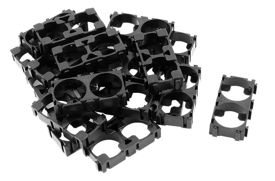 

1000pcs/lot 2P Cell 18650 Battery Holder Brackets Cylindrical Batteries Pack Safety Anti Vibration Case Storage Box Container