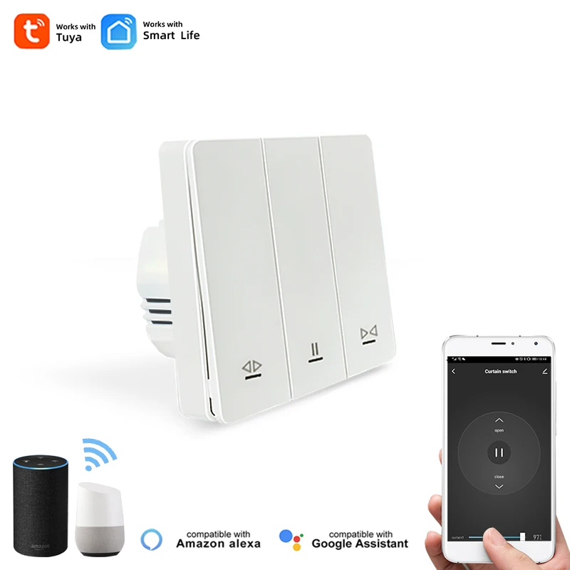 Умный Wi-Fi переключатель для штор Tuya электрического роликового затвора