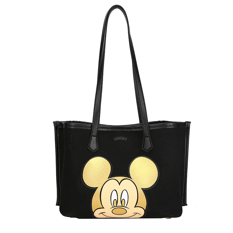 

2021 Disney Anime Y2k Mickey Mouse Cute Canvas Tote Bags New Fashion Student Messenger Bag Mickey Women Shoulder Bag Cute Purse