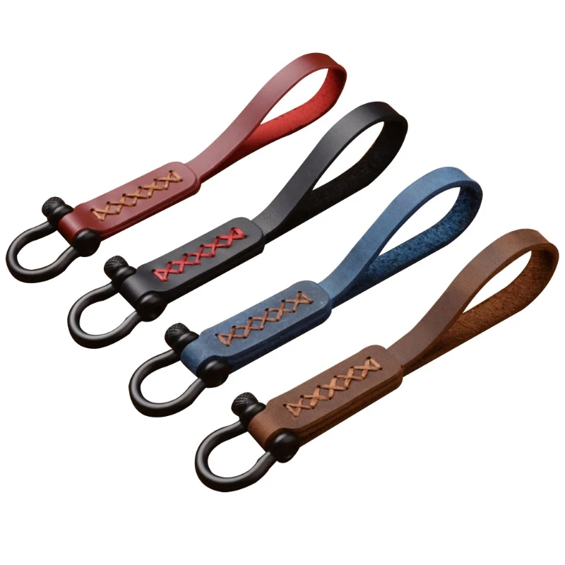 

Новинка 2021, простые Брелоки для ключей из натуральной кожи для всех, чтобы носить с хорошими пожеланиями