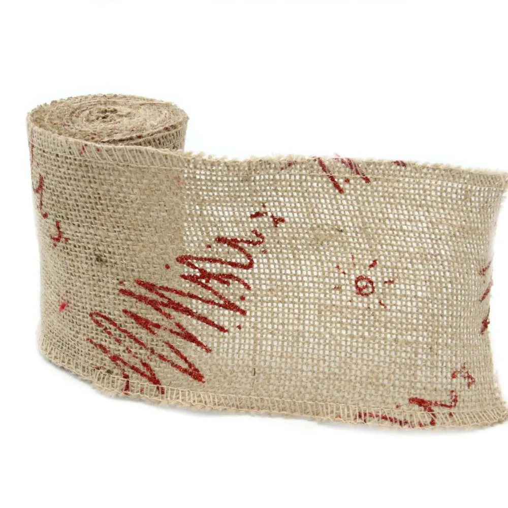 10x300 см льняной рулон DIY ручной Рождество Свадьба День Рождения вечерние