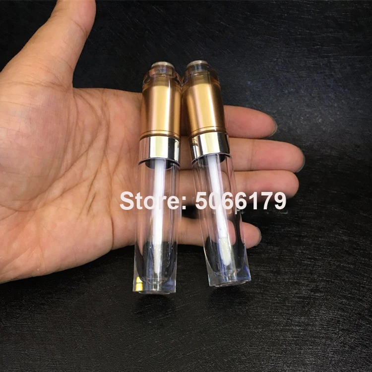 5 мл Золотая крышка Кисть для макияжа бутылки ресниц пустые прозрачные