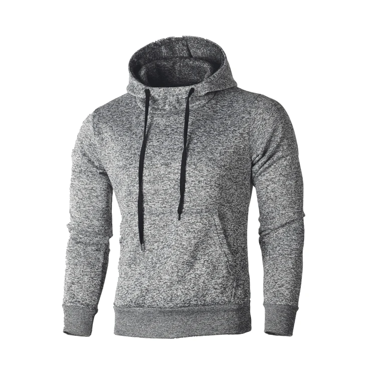 

2020 New Spring and Autumn Male Fleece Hooded Sweater Youth Trend Hedging Men Slim Sweater