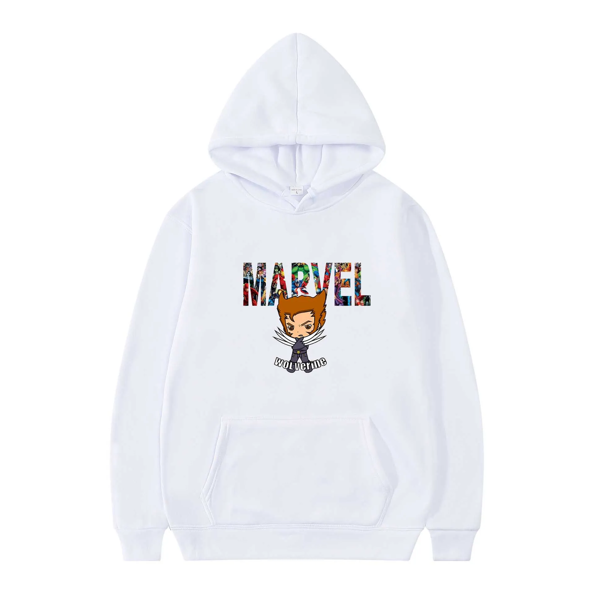 

Wolverine Fashion Print Hoodie Casual Pullover Daily Streetwear 2021 Fall Winter New