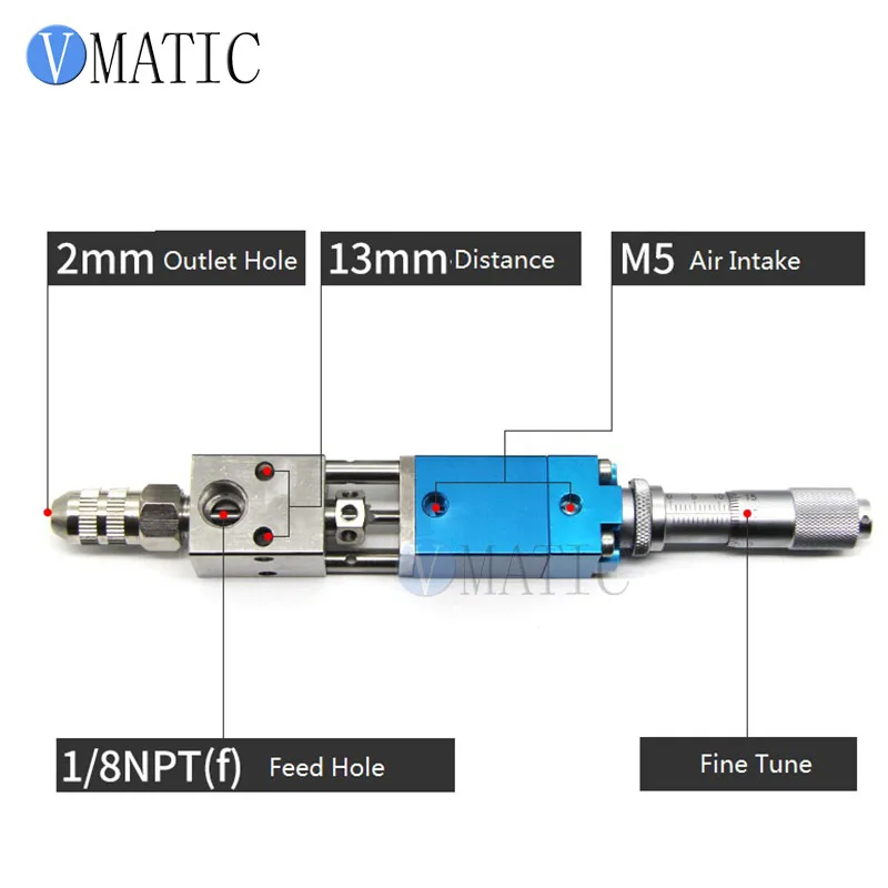 Бесплатная доставка качественный пневматический игольчатый клапан двойного