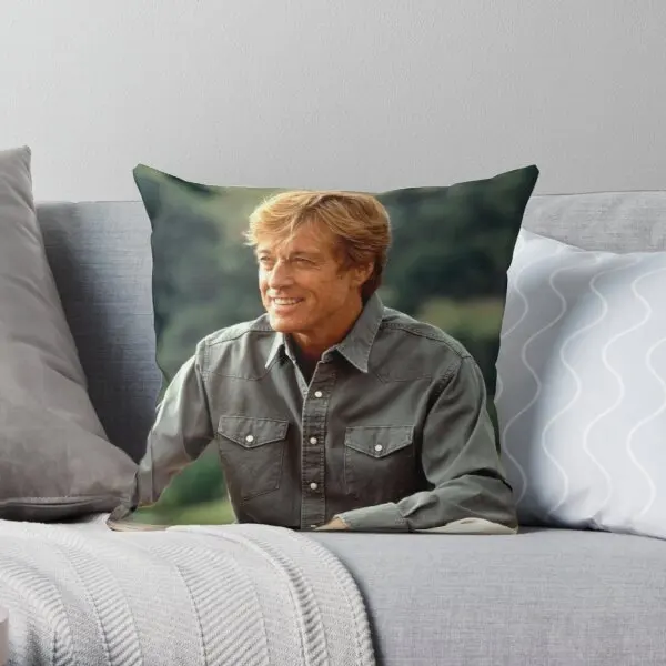 

Robert Redford Soft Decorative Throw Pillow Cover Print Pillow Case Waist Cushion Cover Wedding Bed Decor Pillows NOT Included