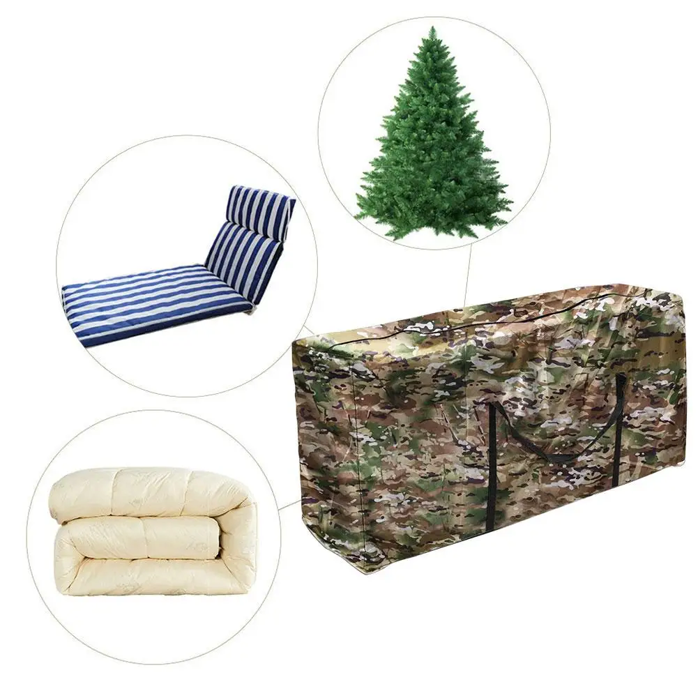 Уличная мебель подушка сумка для хранения Рождественская елка Органайзер