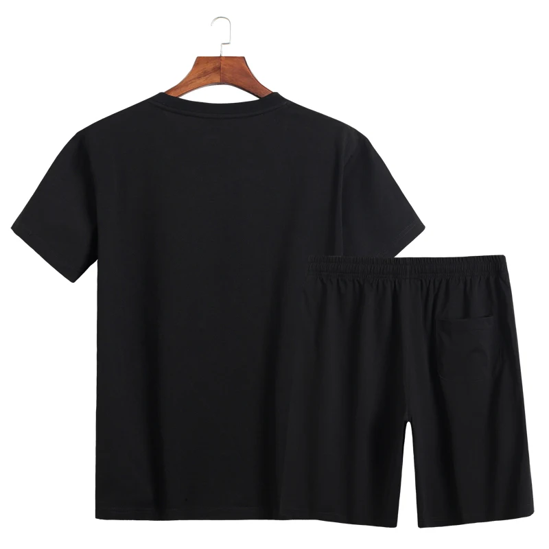 8XL размера плюс мужские футболки классические с коротким рукавом и О-образным