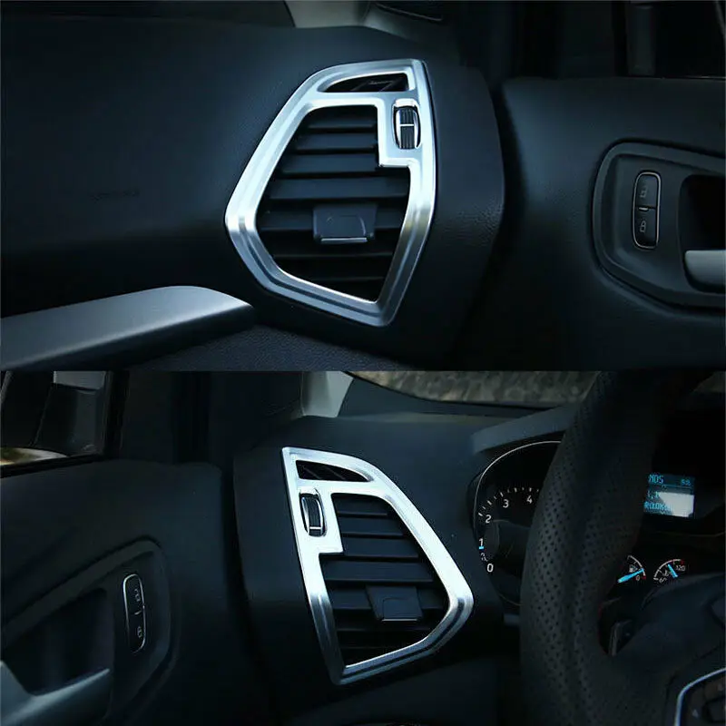 Матовая Внутренняя задняя крышка на вентиляционное отверстие для Ford Kuga Escape 2013-2017