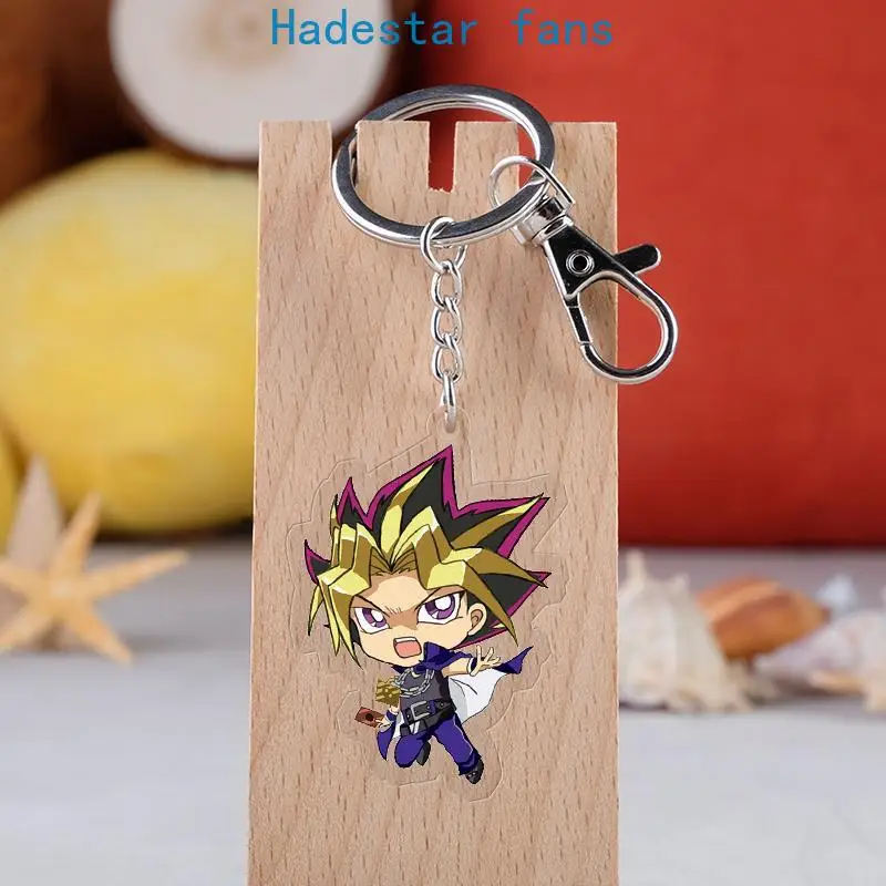 10 шт./лот аниме yu-gi-oh акриловый брелок игрушка дуэль монстры фигурка Yugi Muto Bag