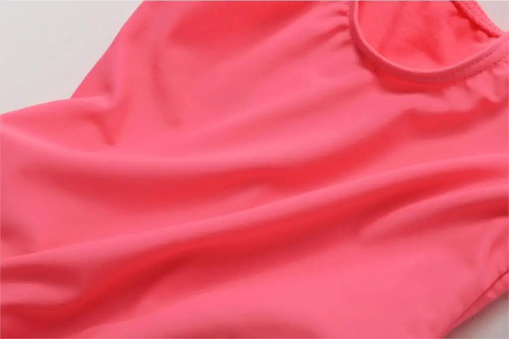 Слитный купальник для девочек с изображением фламинго летний пляжный костюм