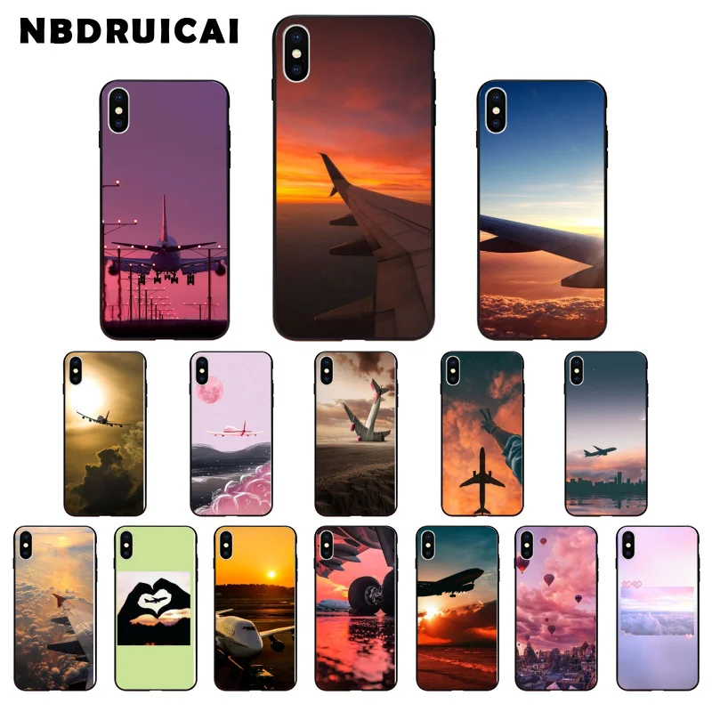 Силиконовый чехол для телефона NBDRUICAI iPhone 11 pro XS MAX 8 7 6 6S Plus X 5|Бамперы| |