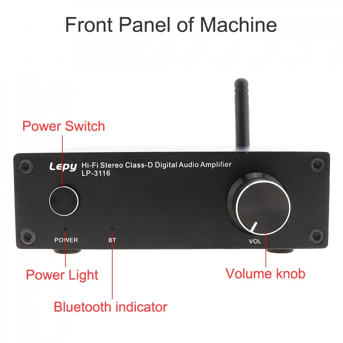 50 Вт x 2 hi-fi стерео класса D Цифровой высокой мощности стерео аудио усилитель Поддержка Bluetooth RCA технология автоматического переключения