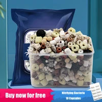 aquarium filter media bio balls ceramic rings activated carbon 12 in 1 fish tank pond filter medium 500g mesh bag with zipper