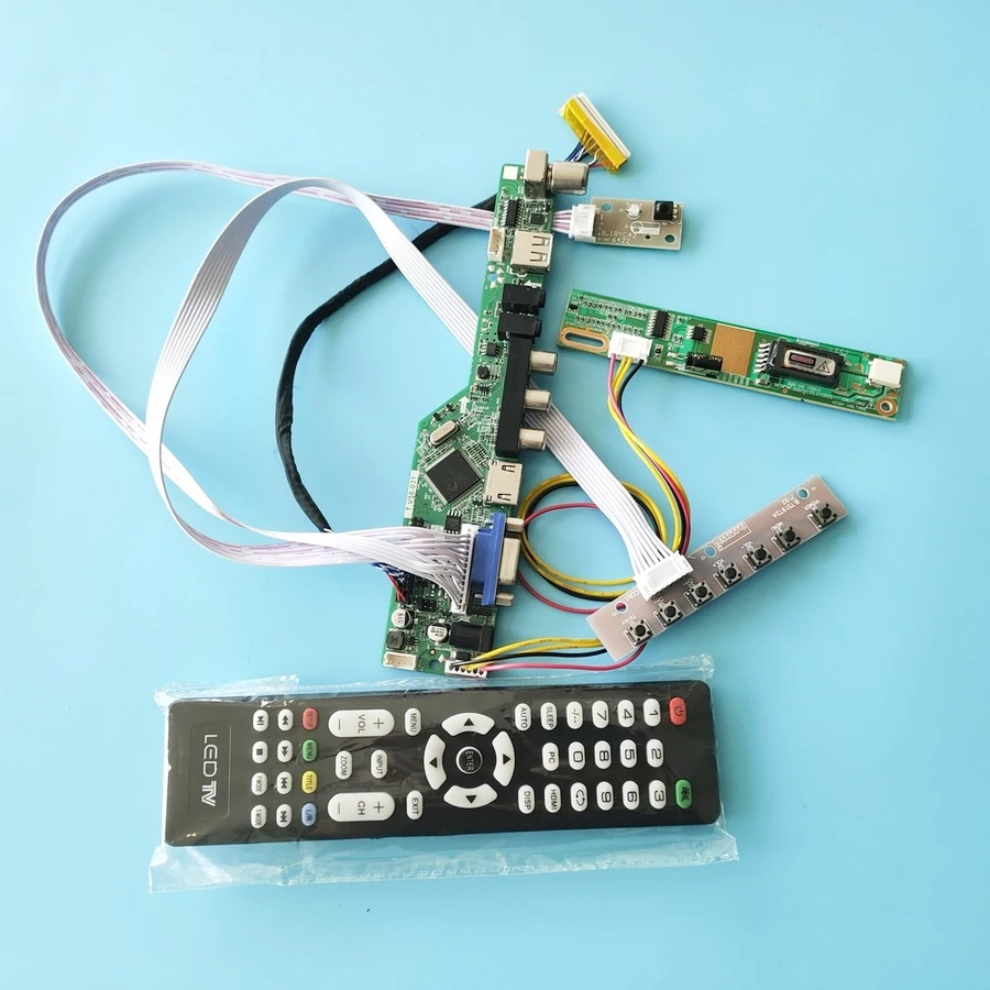 

Kit Screen 1280*800 VGA+AV+USB 1CCFL LVDS 30-Pin LCD Display Drive Board Fit LTD154EX0C/LTD154EX0V/LTD154LX0S/LT141DEVEP00