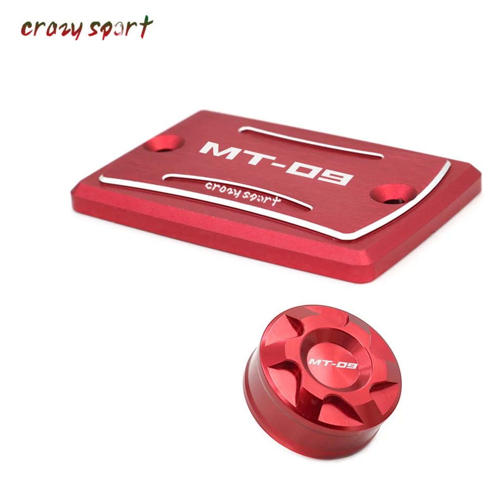 YAMAHA MT09 FZ09 Motorcycle Front & Rear Brake Fluid Reservoir Cover: MT-09 FZ-09 Accessories (2014-2020) image 4