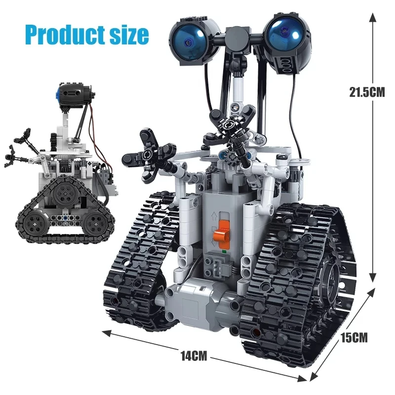 

408PCS City Creative RC Robot Electric Building Blocks Technic Remote Control Intelligent Robot Bricks Toys For Children