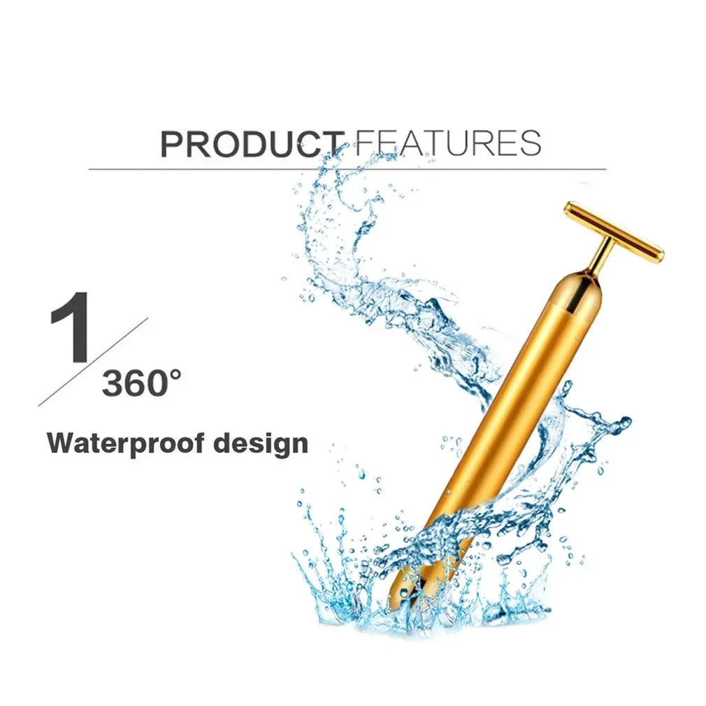 

Small Size Facial Beauty Tool Facial Massager T Shape Facial Beauty Care Vibration Facial Beauty Massager Energy Vibrating Bar