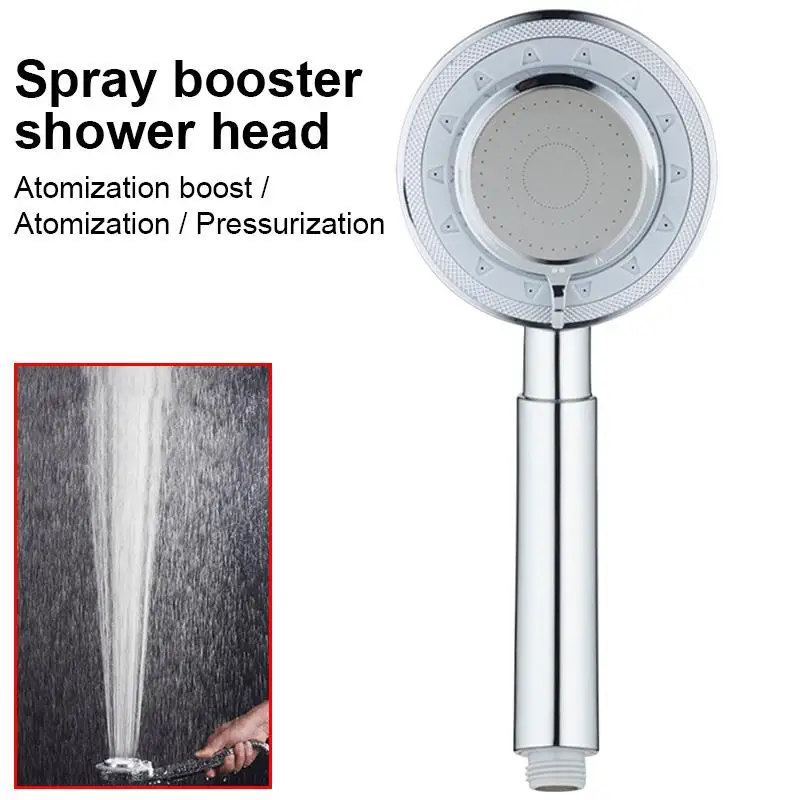

ABS Bath Sprayer Shower Nozzle Shower Head Home Decoration Water-Saving Hotel Chrome Finished Water Rainfall Modern Fashion
