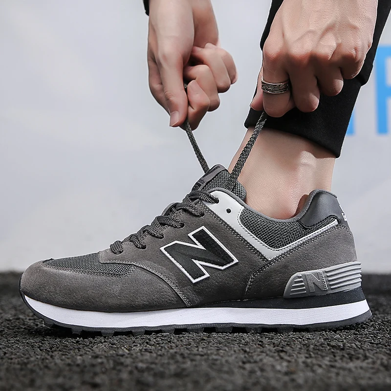 

Men Fashion Sports Leisure Shoes Cushion Breathable Running Shoes Mixed Color Sneakers 12 Colors