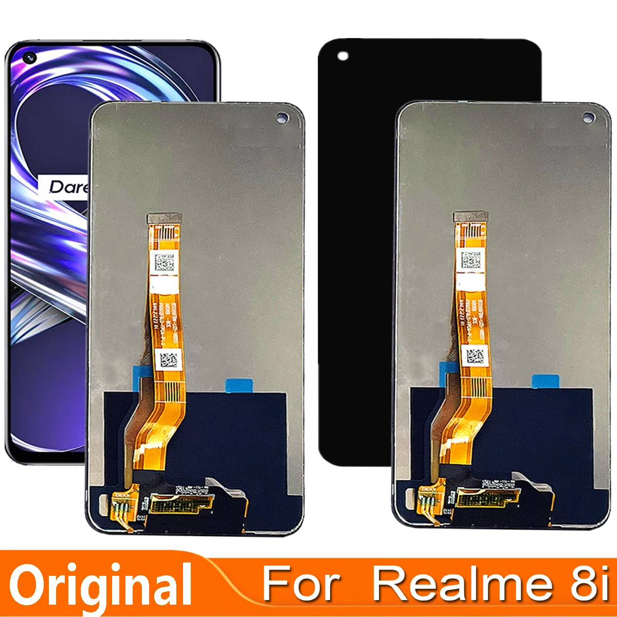 Pantalla LCD para Realme 8i, repuesto de pantalla t&aacute;ctil, montaje de digitalizador para Realme8i, RMX3151, versi&oacute;n rusa-0