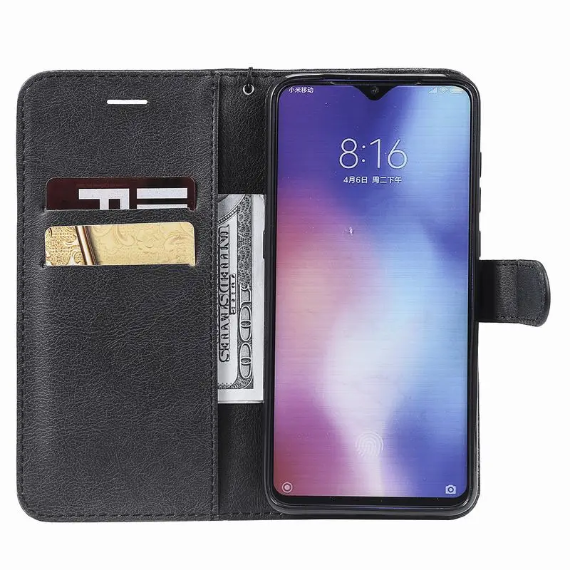 Кожаный чехол-книжка для Xiaomi Mi 9 8 SE A3 A2 Lite Play CC9 Pro 6x 5x A1 F1 CC9e | Мобильные телефоны и
