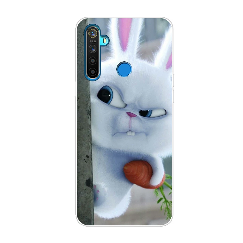 Силиконовый чехол для OPPO Realme 5 чехол милый Тигр мягкий ТПУ чехол для OPPO Realme Q задний Чехол Realme 5 Pro чехол для телефона s Capa