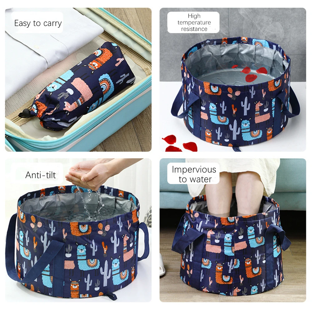 Портативная Складная Сумка ведро открытая компрессионная сумка для хранения