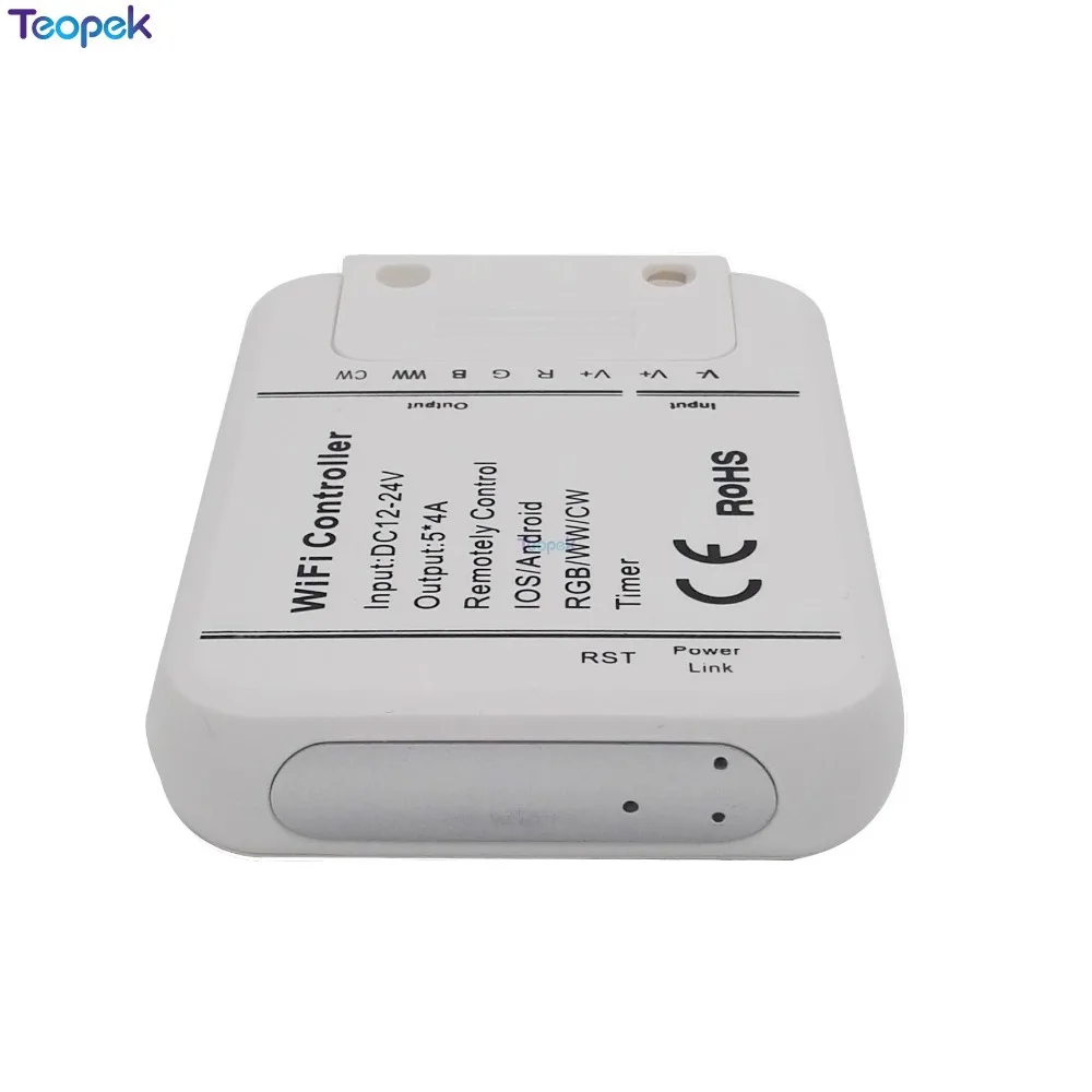 Magic Home Wifi led control ler 5 каналы RGBW/CCT/CW смартфон управление музыкой и таймером 16