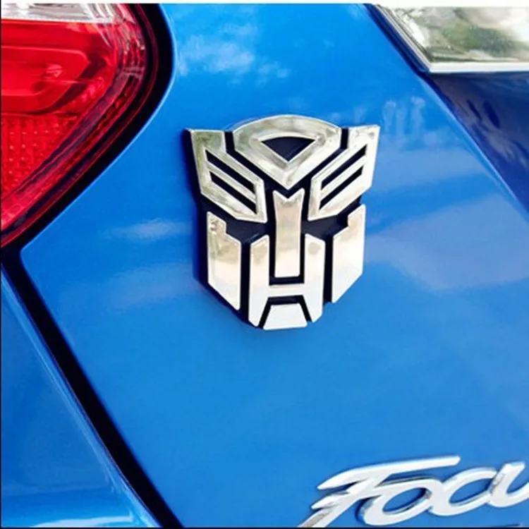 Металлический 3d логотип Autobot наклейка трансформер значок украшения аксессуары