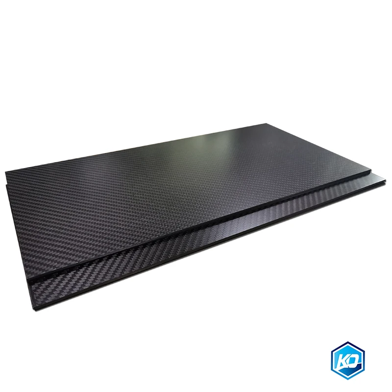 0 5 мм 125X75 3K Twill Матовая Глянцевая углеродная пластина панели листы высокой
