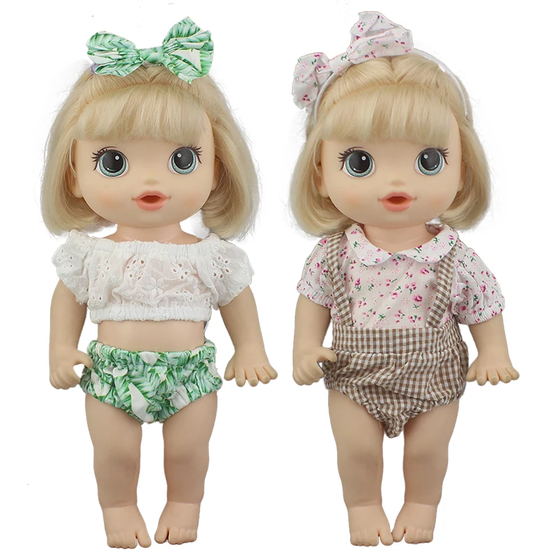2023 Doll dress Clothes  For 12 Inch 30CM Baby Alive Doll Toys Crawling Doll Accessories