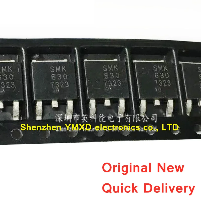 

10Pcs/Lot New SMK630D SMK630 Patch TO-252 MOSFET Field Effect Tube N Channel 200V 9A