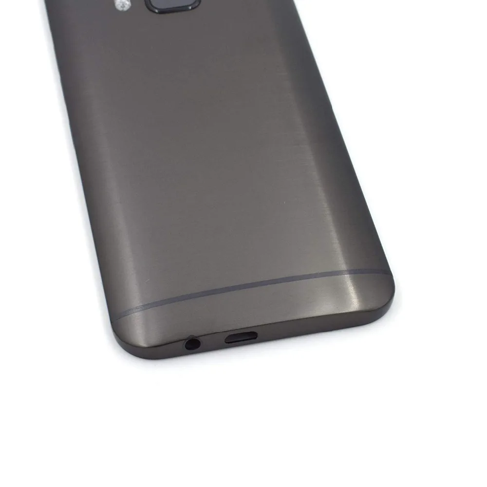 Металлический задний корпус двери для htc One M9 задняя крышка батарейного отсека чехол с объемом+ Кнопка питания+ объектив камеры в сборе