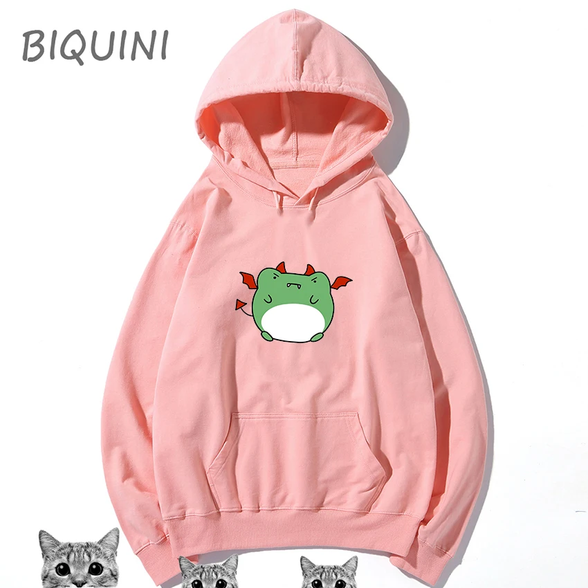 

The devil Frog Hoodies Women Hoodies Oversized Winter Tops for Women 2020 Fall Winter Bulk Items Wholesale Lots Hoodies Women